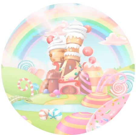 Bakery Ice cream candyland 5ft