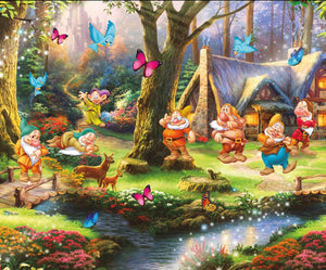 Magic forest with gnomes, woodland 5ft