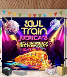 Soul Train backdrop 5ft