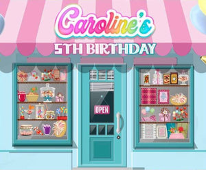 Candy shop, candy store, sweet shop, Candyland backdrop,  Candy land, shop 5ft