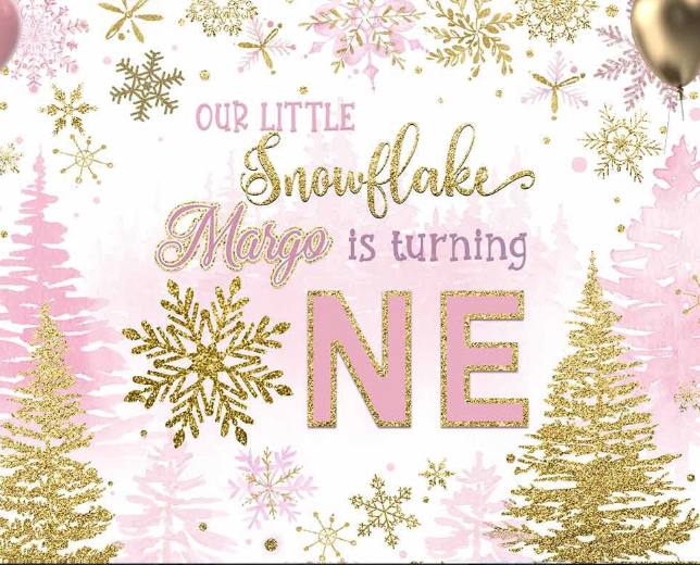 one-derland, ONEderland, woodland backdrop, 1st birthday, winter backdrop, snowflake backdrop,onederland pink, wonederland 5ft