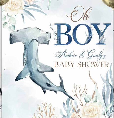 baby shower f Pool party, shark 5ft